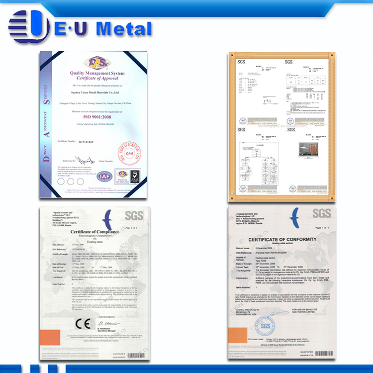 china aluminum foil certificate